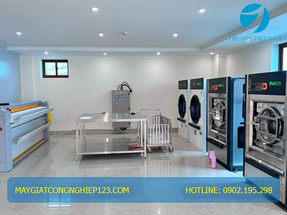 máy giặt sấy công nghiệp paros